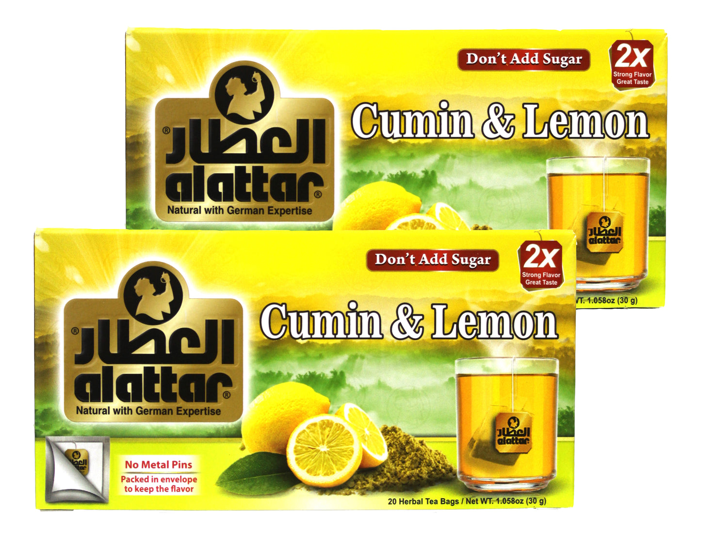 Al Attar's Cumin & Lemon Tea (2 Boxes)